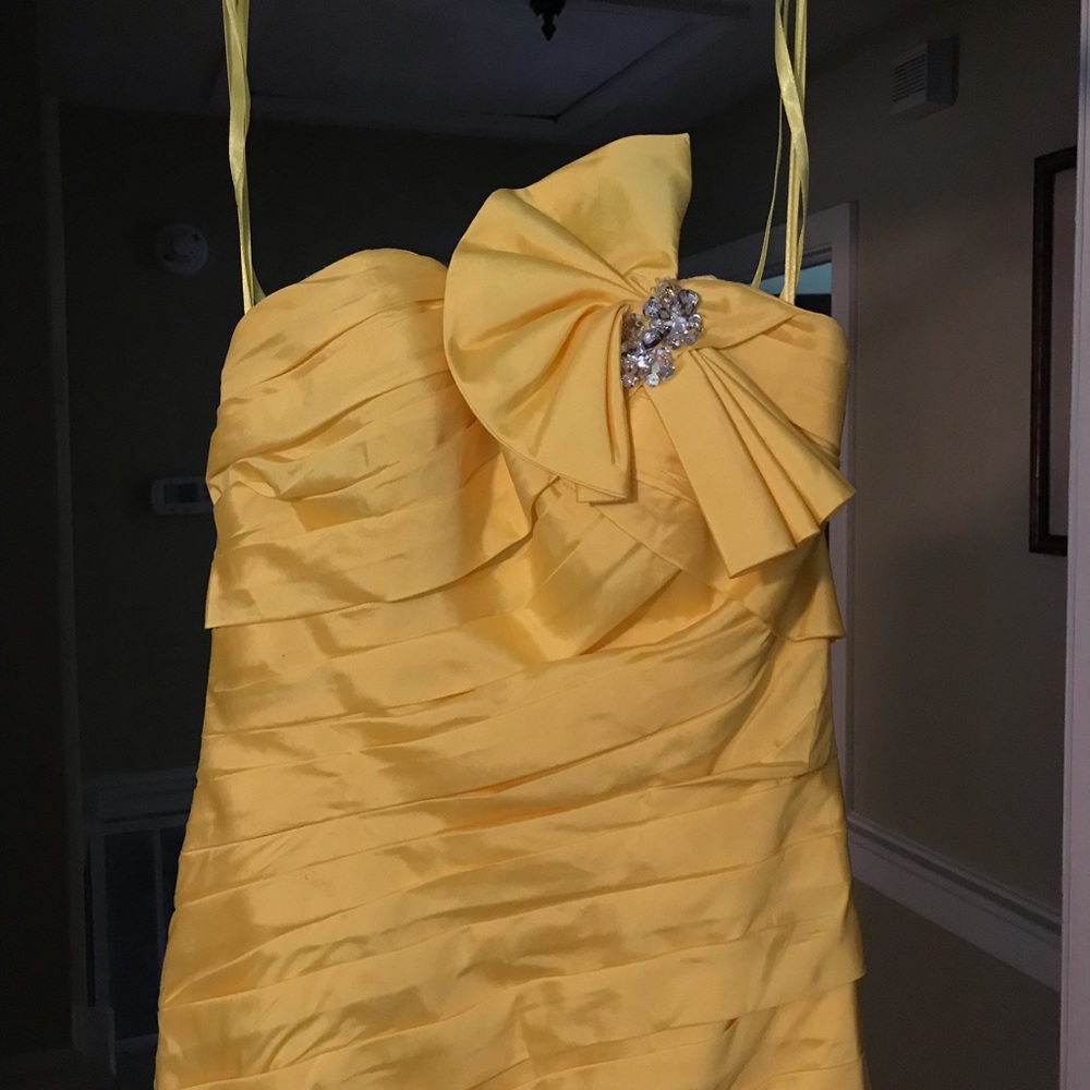 Belle Yellow Evening Dress